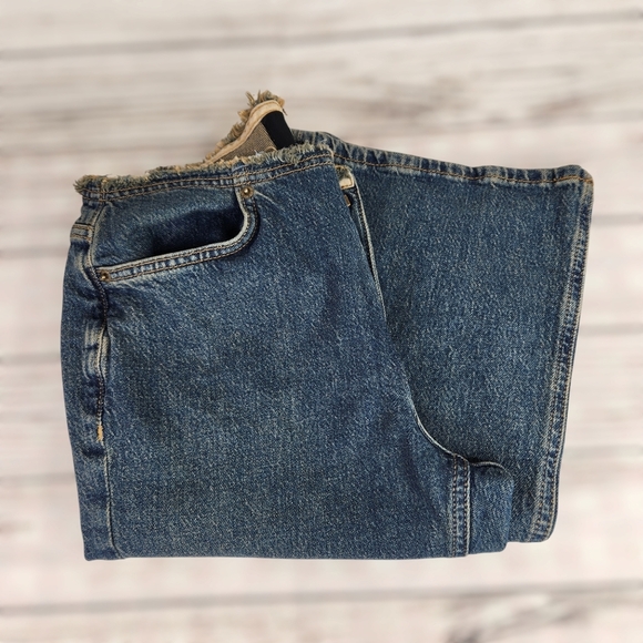 BDG Urban Outfitters Raw Waist Flare Vintage Style Jeans Size 27W - Picture 1 of 12